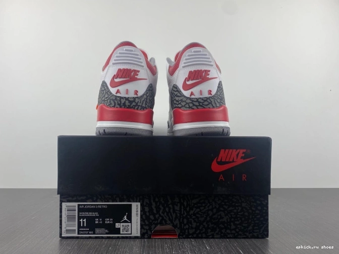 Rep OG Red Air 3 Fire DN3707-160 Jordan 0802